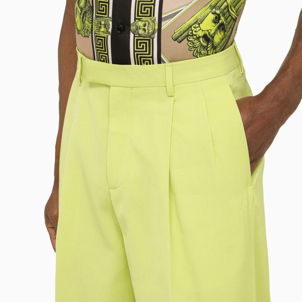 Versace Lime Green Regular Trousers - Picture 5 of 5
